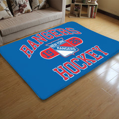 New York Rangers Hockey League Carpet Living Room Bedroom Mats Kitchen Bathroom Rugs