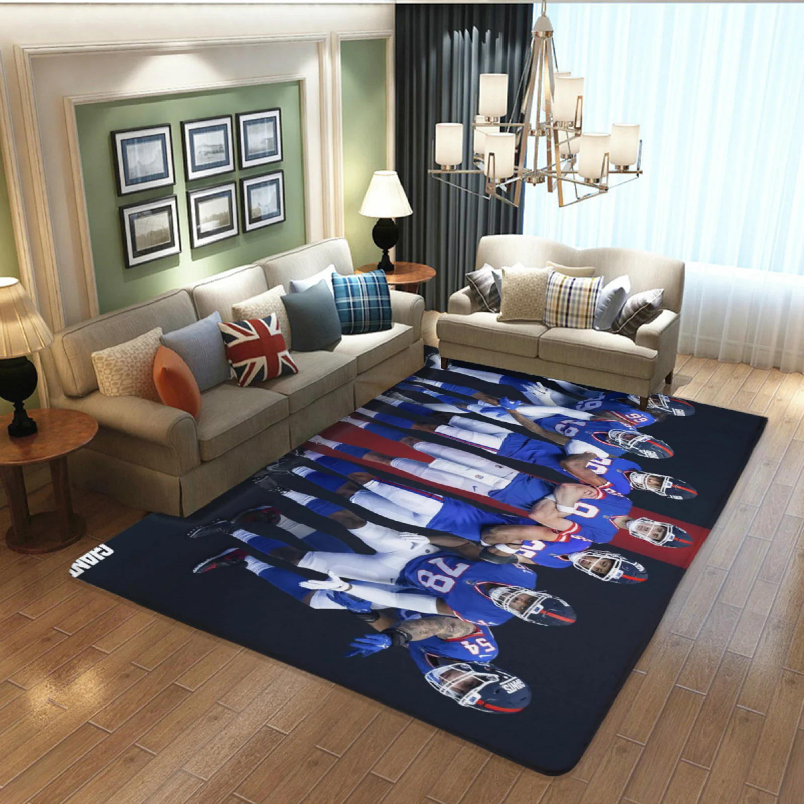 New York Giants Saints Football Team Carpet Living Room Bedroom Mats Kitchen Bathroom Rugs