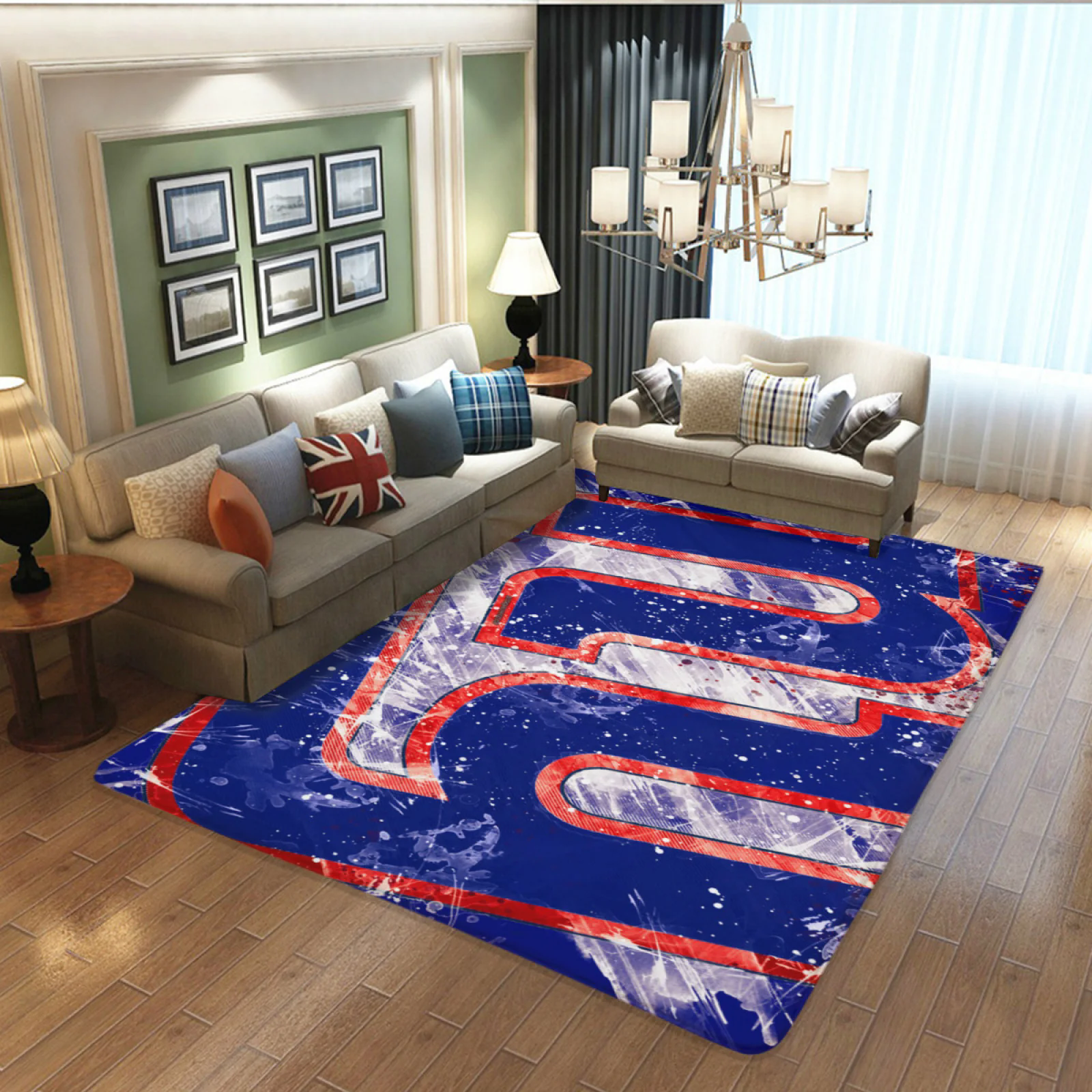 New York Giants Saints Football Team Carpet Living Room Bedroom Mats Kitchen Bathroom Rugs