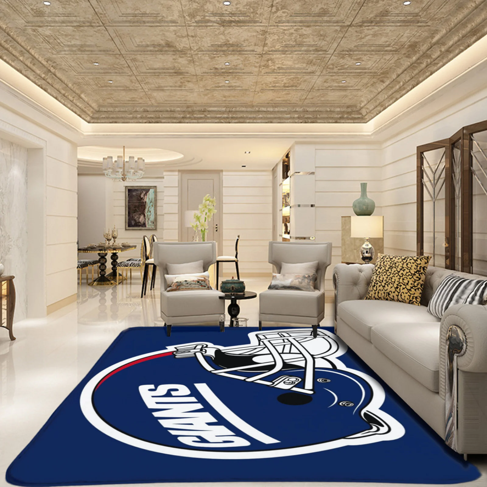 New York Giants Saints Football Team Carpet Living Room Bedroom Mats Kitchen Bathroom Rugs