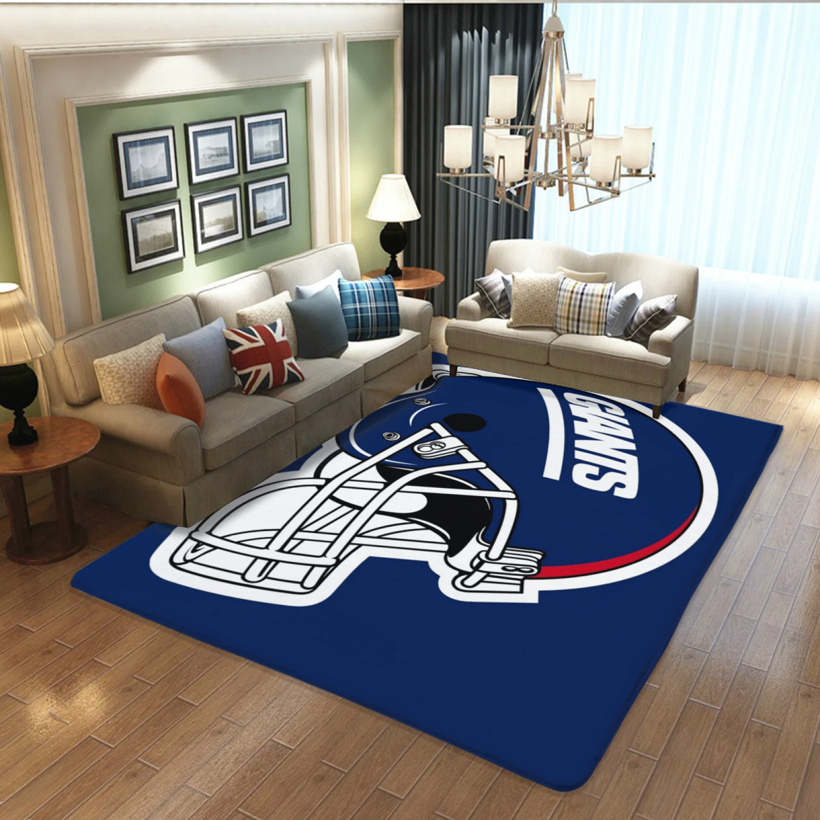 New York Giants Saints Football Team Carpet Living Room Bedroom Mats Kitchen Bathroom Rugs