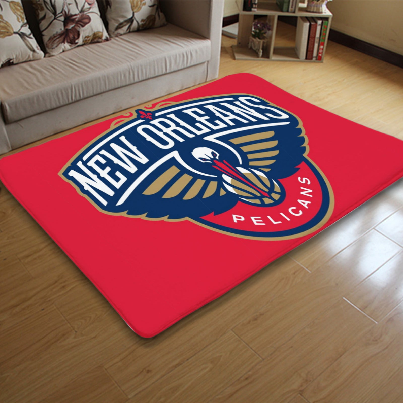 New Orleans Basketball Pelicans Carpet Living Room Bedroom Mats Kitchen Bathroom Rugs