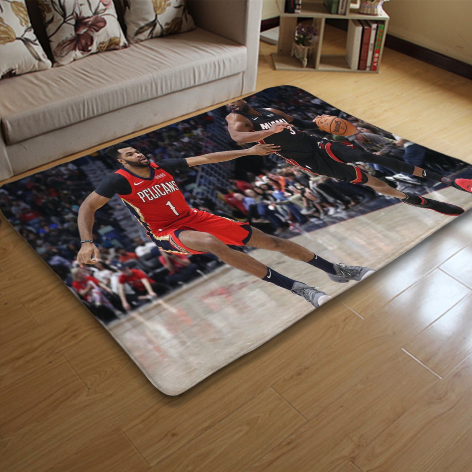 New Orleans Basketball Pelicans Carpet Living Room Bedroom Mats Kitchen Bathroom Rugs