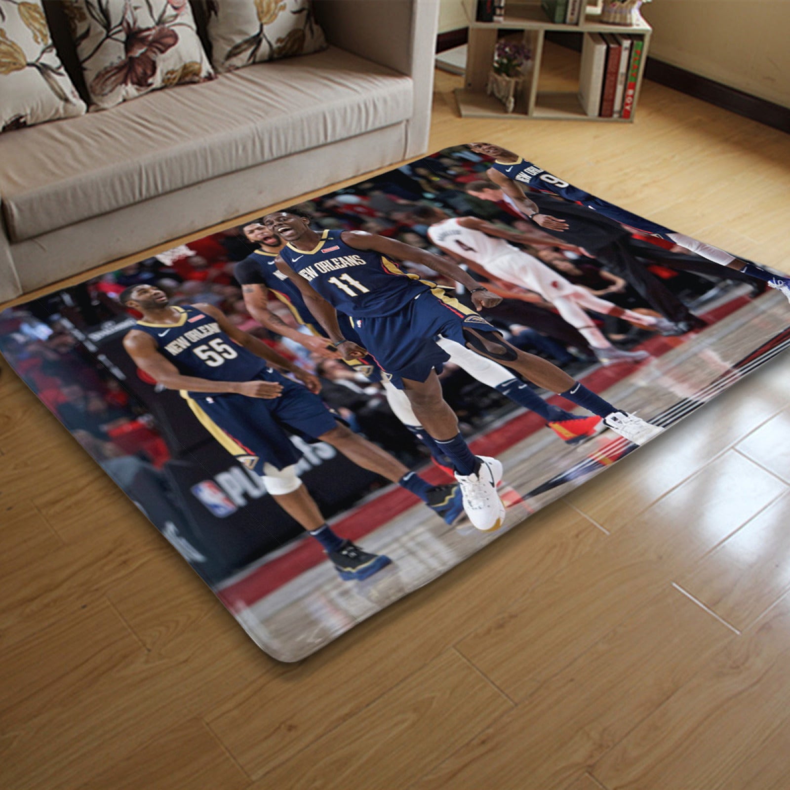 New Orleans Basketball Pelicans Carpet Living Room Bedroom Mats Kitchen Bathroom Rugs