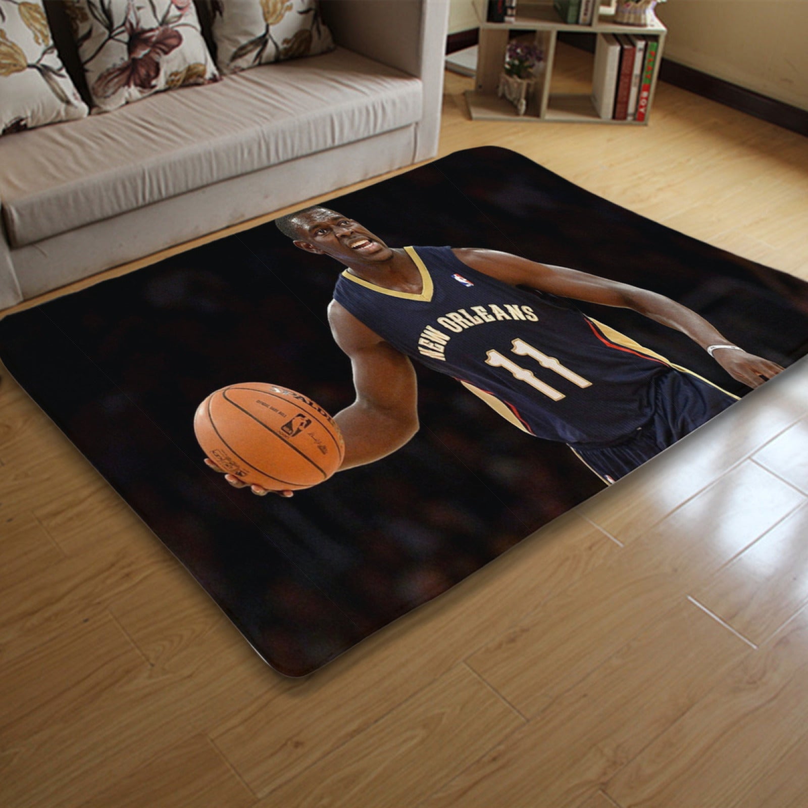 New Orleans Basketball Pelicans Carpet Living Room Bedroom Mats Kitchen Bathroom Rugs