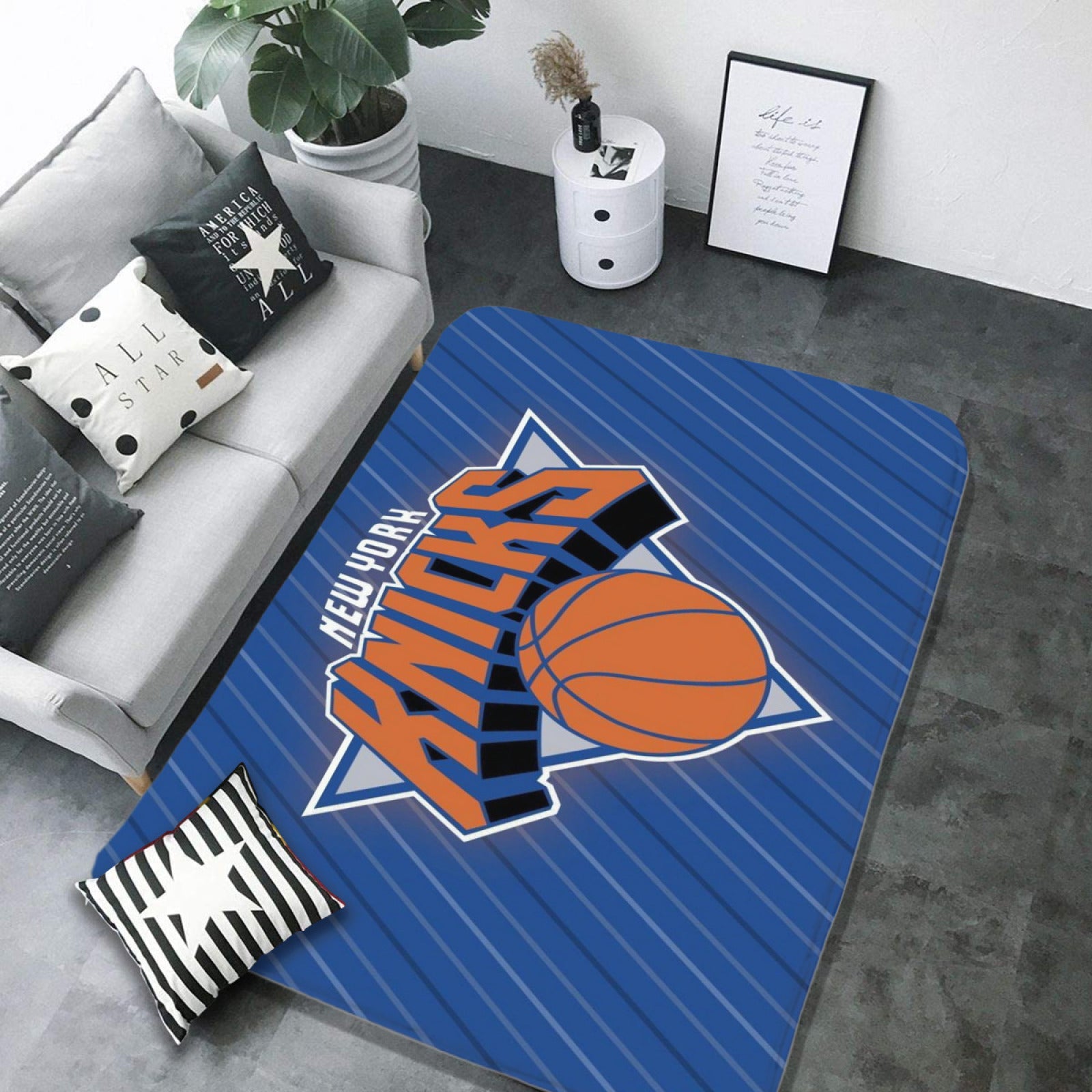 New York Basketball Knicks Carpet Living Room Bedroom Mats Kitchen Bathroom Rugs