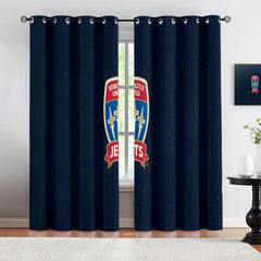 Newcastle Jets FC Soccer Blackout Curtains Drapes for Window Treatment Set