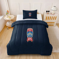 Newcastle Jets Soccer Comforter Pillowcase Sets Blanket All Season Reversible Quilted Duvet