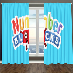 Numberblocks Blackout Curtains Drapes For Window Treatment Set