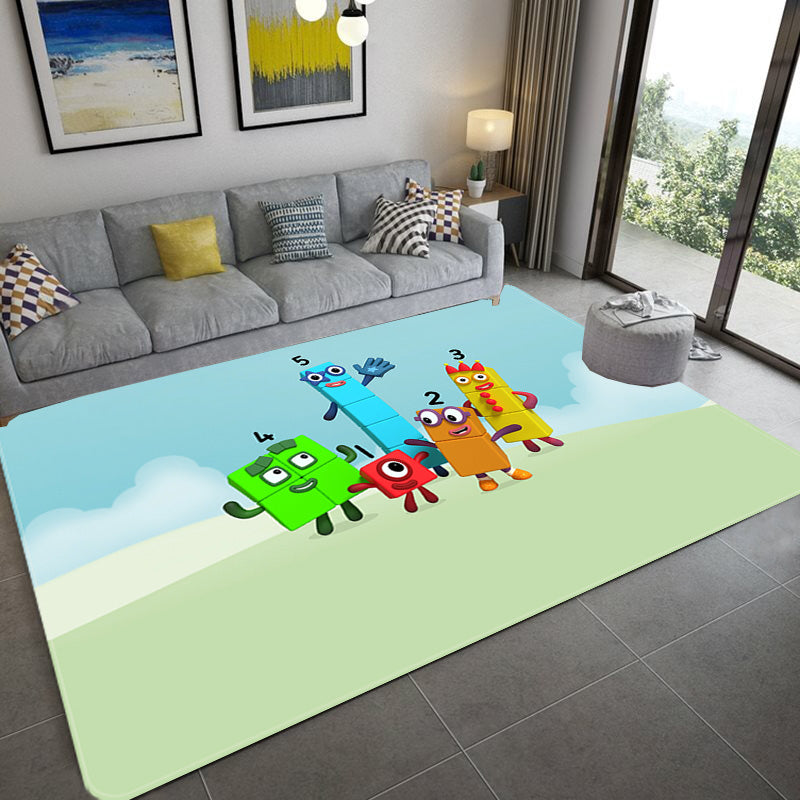 Numberblocks Cosplay Carpet Living Room Bedroom Sofa Rug Door Mats