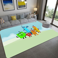 Numberblocks Cosplay Carpet Living Room Bedroom Sofa Rug Door Mats