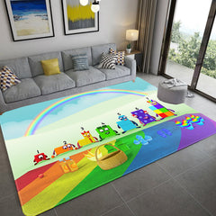 Numberblocks Cosplay Carpet Living Room Bedroom Sofa Rug Door Mats