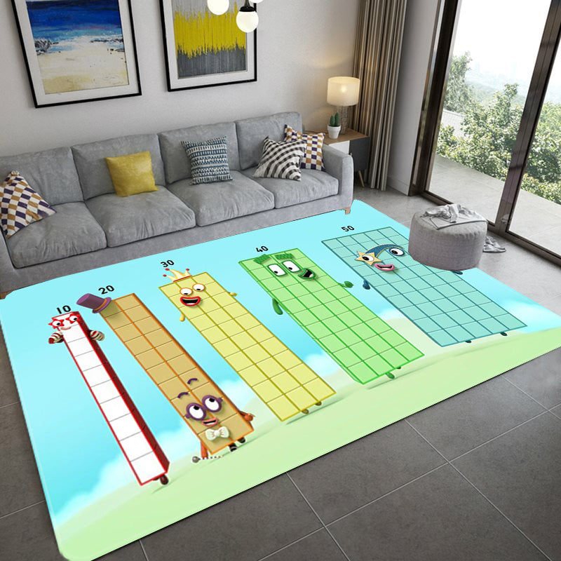 Numberblocks Cosplay Carpet Living Room Bedroom Sofa Rug Door Mats