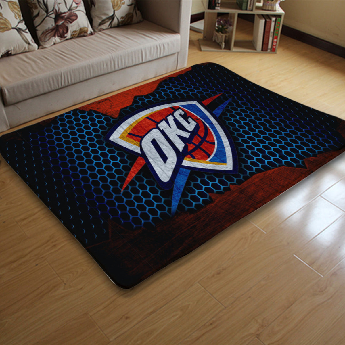 Oklahoma City Basketball Thunder Carpet Living Room Bedroom Mats Kitchen Bathroom Rugs