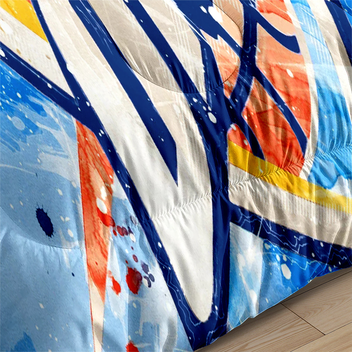 Oklahoma City Thunder Basketball Comforter Pillowcase Sets Blanket All Season Reversible Quilted Duvet