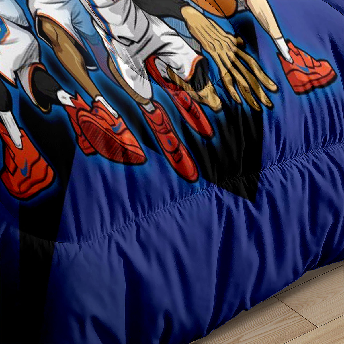 Oklahoma City Thunder Basketball Comforter Pillowcase Sets Blanket All Season Reversible Quilted Duvet