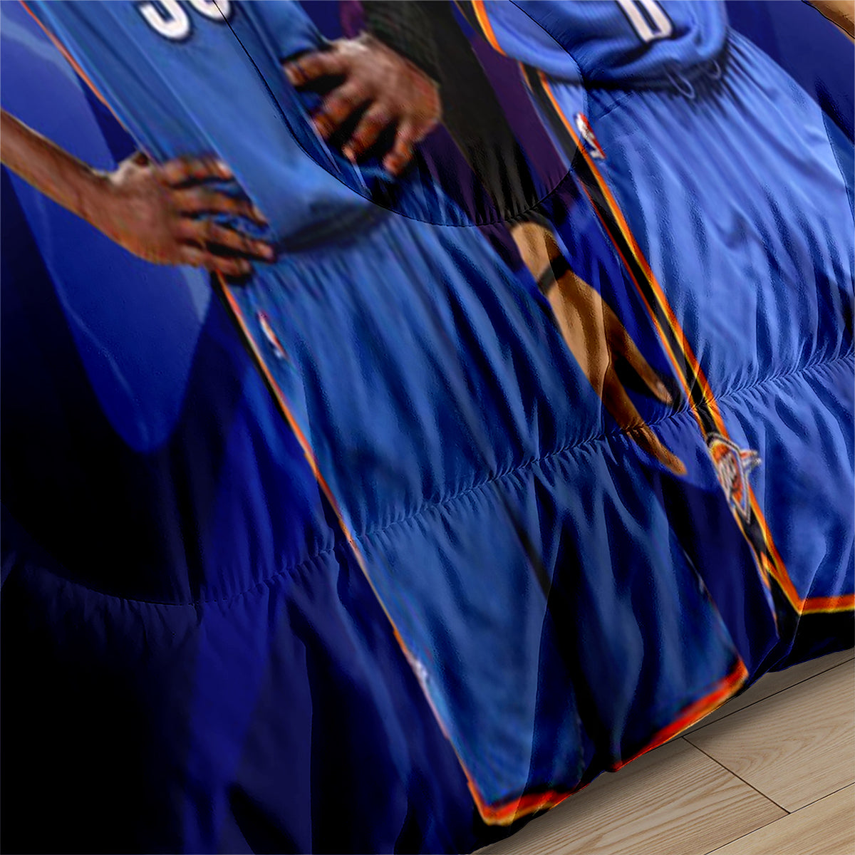 Oklahoma City Thunder Basketball Comforter Pillowcase Sets Blanket All Season Reversible Quilted Duvet