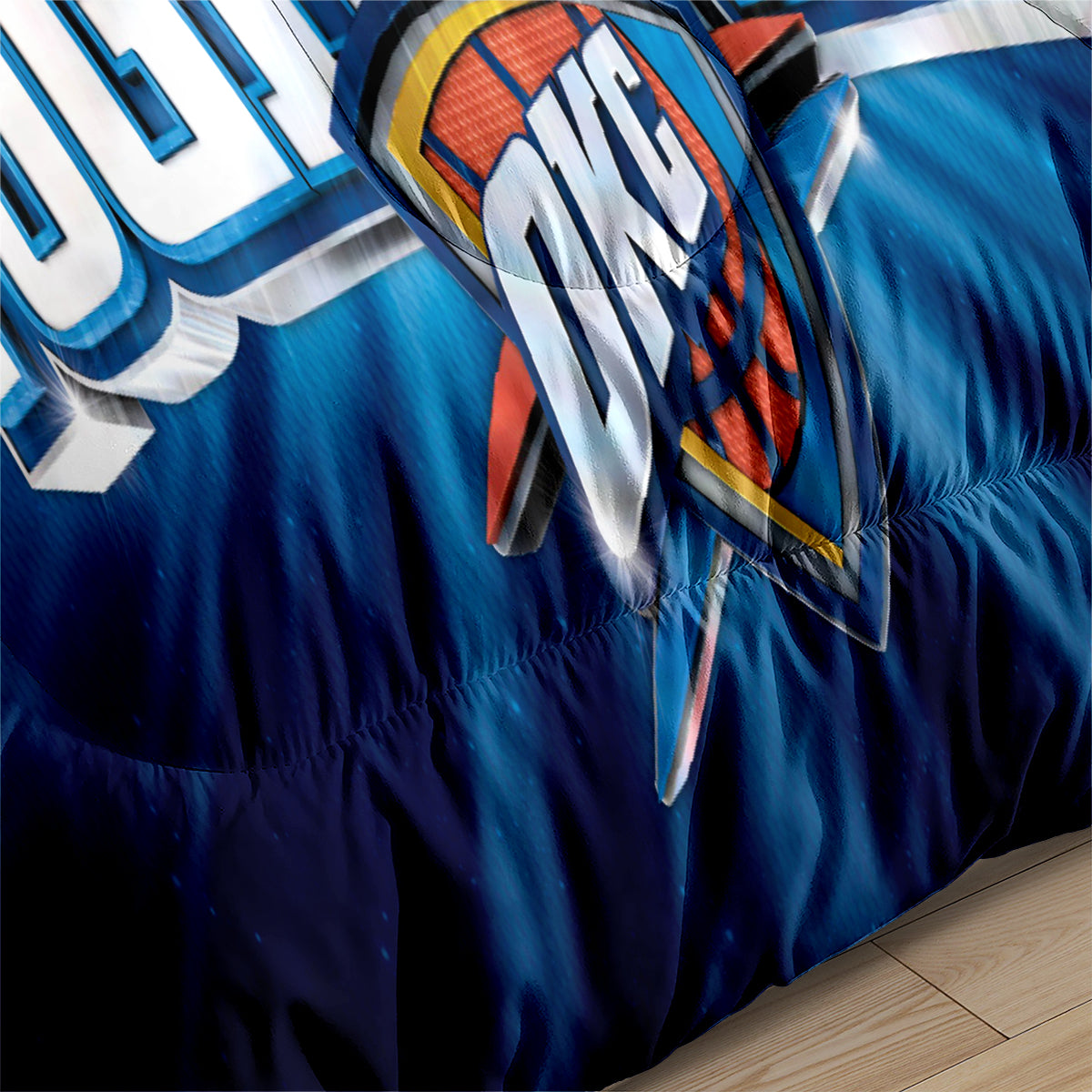Oklahoma City Thunder Basketball Comforter Pillowcase Sets Blanket All Season Reversible Quilted Duvet