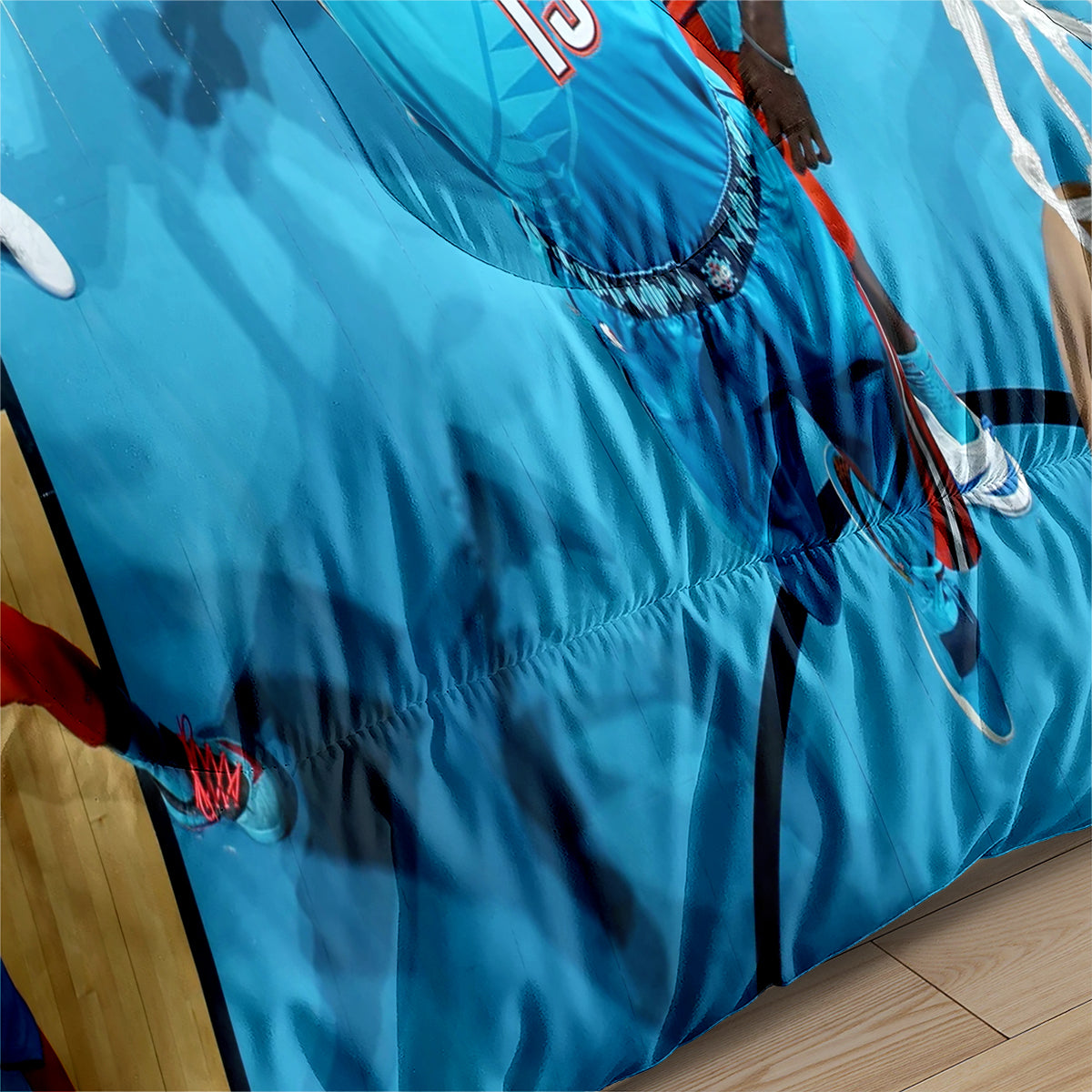 Oklahoma City Thunder Basketball Comforter Pillowcase Sets Blanket All Season Reversible Quilted Duvet