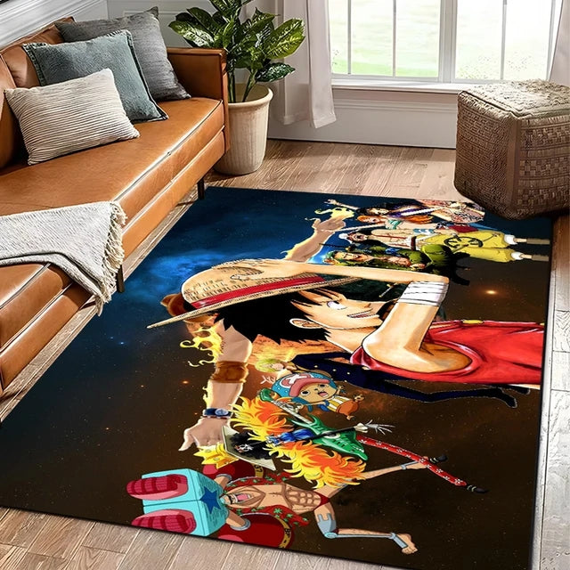 One Piece Anime Carpet Living Room Bedroom Sofa Mat Door Mat Kitchen Bathroom Rugs