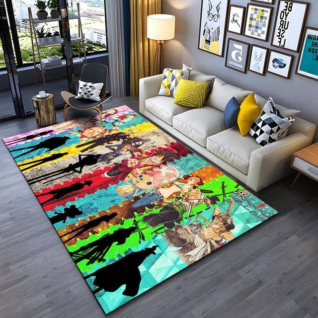 One Piece Anime Carpet Living Room Bedroom Sofa Mat Door Mat Kitchen Bathroom Rugs