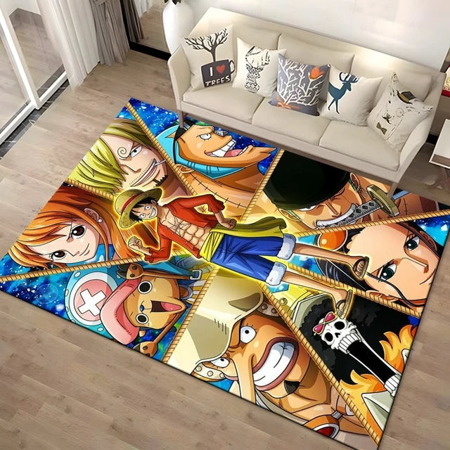 One Piece Anime Carpet Living Room Bedroom Sofa Mat Door Mat Kitchen Bathroom Rugs