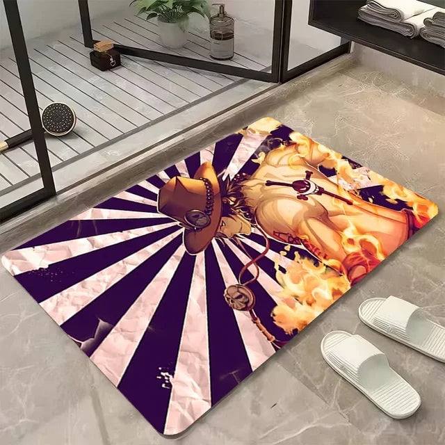 One Piece Anime Carpet Living Room Bedroom Sofa Mat Door Mat Kitchen Bathroom Rugs