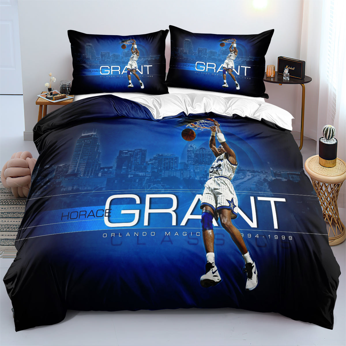 Orlando Basketball Magic Bedding Set Quilt Cover Without Filler