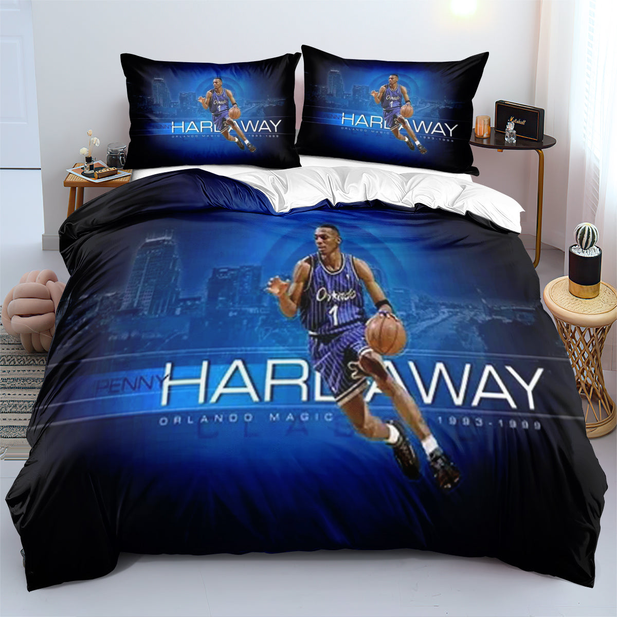 Orlando Basketball Magic Bedding Set Quilt Cover Without Filler