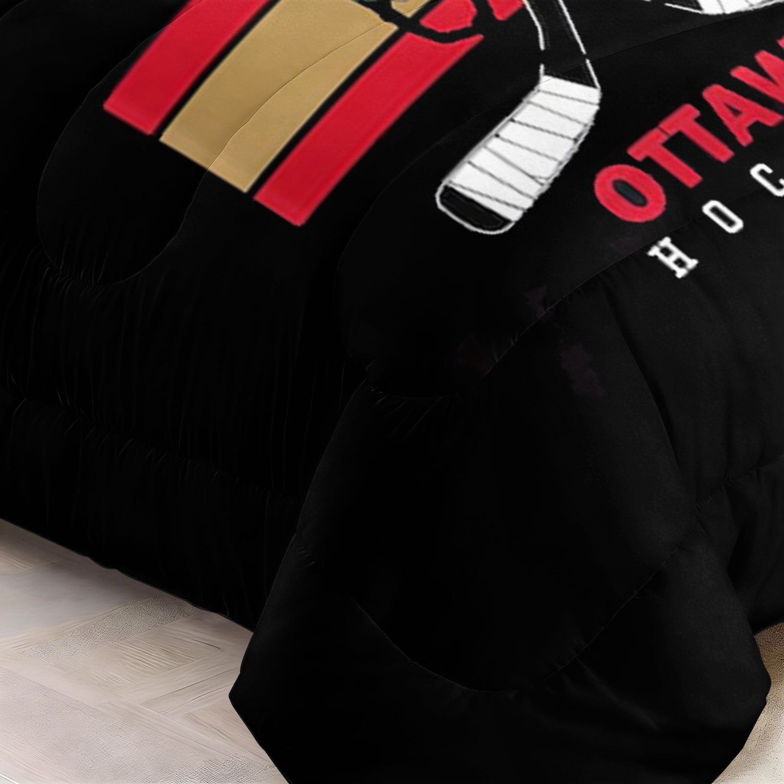 Ottawa Senators Hockey League Comforter Pillowcase Sets Blanket All Season Reversible Quilted Duvet