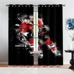 Ottawa Senators Hockey League Blackout Curtains Drapes For Window Treatment Set