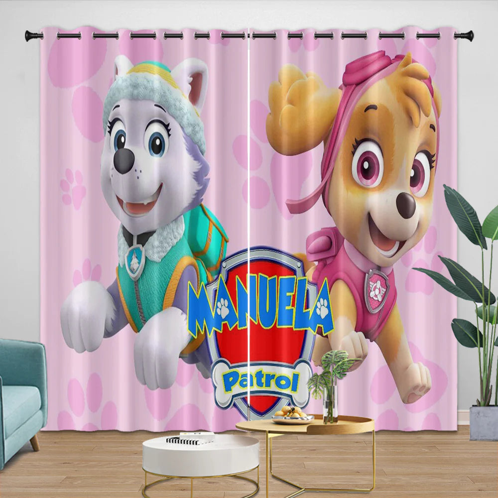 Paw Patrol Skye Curtains Blackout Window Drapes