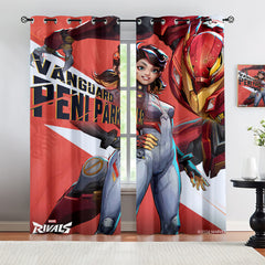 Marvel Rivals Peni Parker Blackout Curtains Drapes For Window Treatment Set