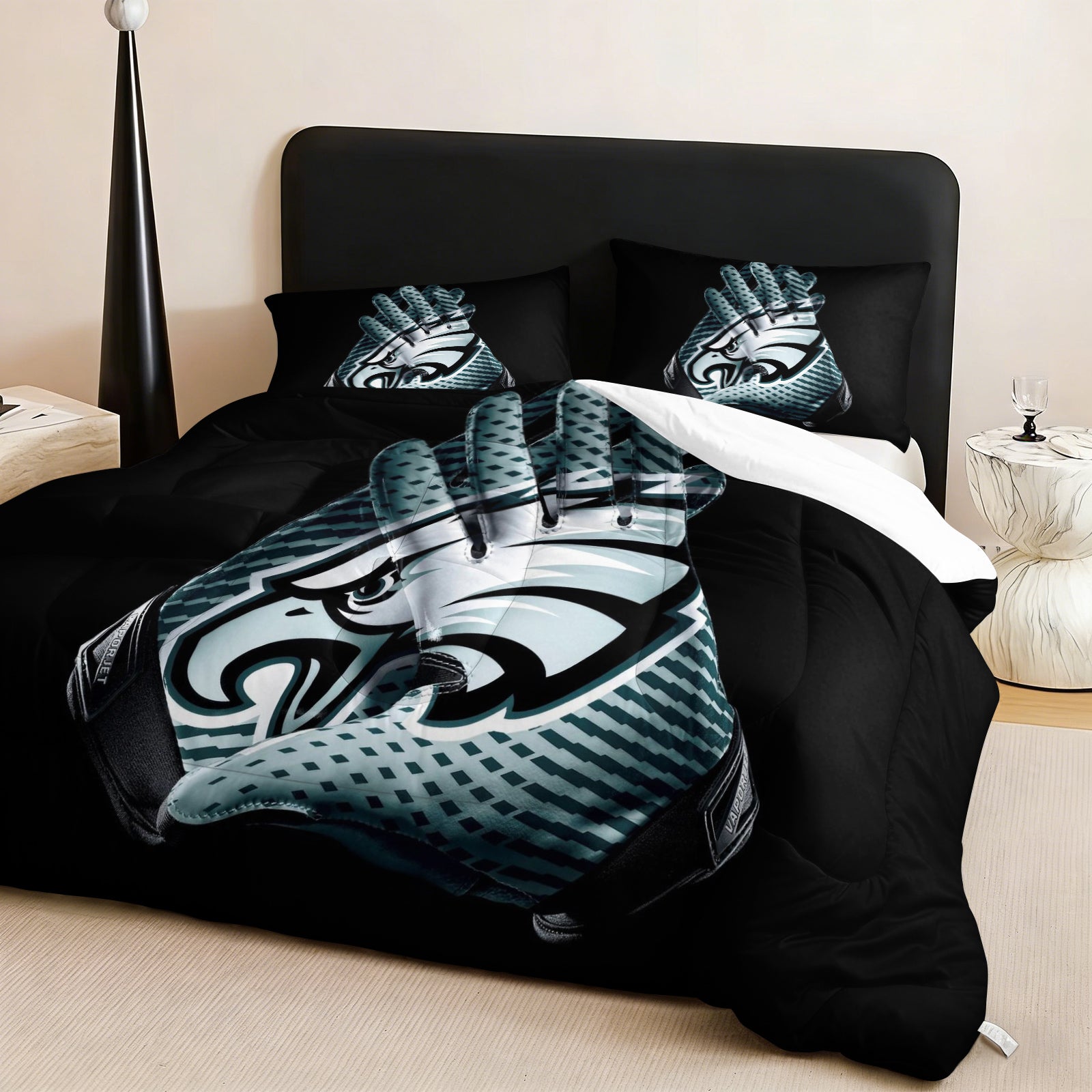 Philadelphia Eagles Comforter Pillowcase Sets Blanket All Season Reversible Quilted Duvet