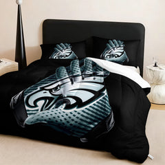 Philadelphia Eagles Comforter Pillowcase Sets Blanket All Season Reversible Quilted Duvet