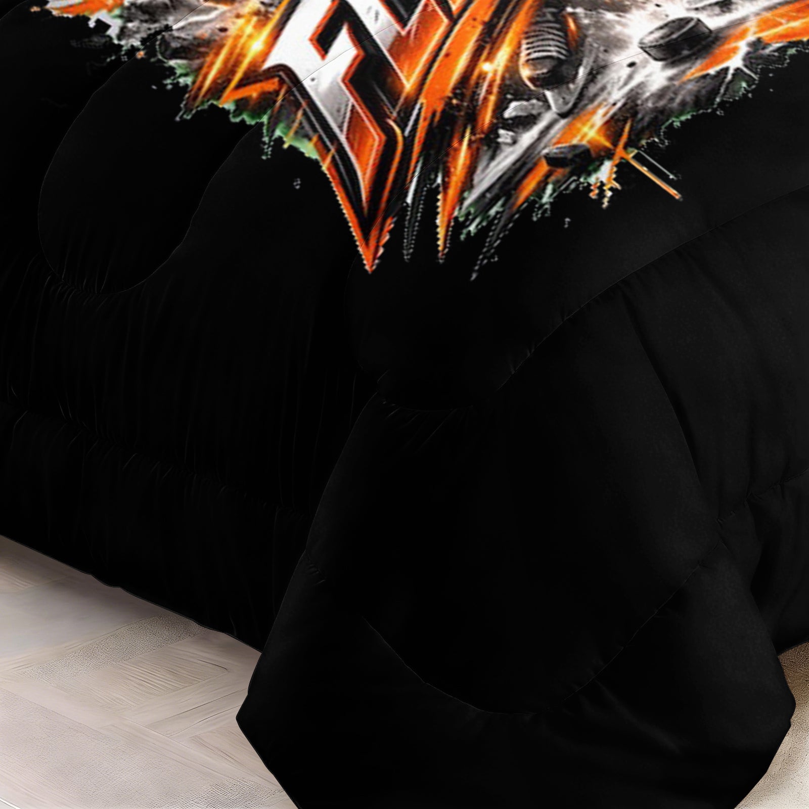 Philadelphia Flyers Hockey League Comforter Pillowcase Sets Blanket All Season Reversible Quilted Duvet