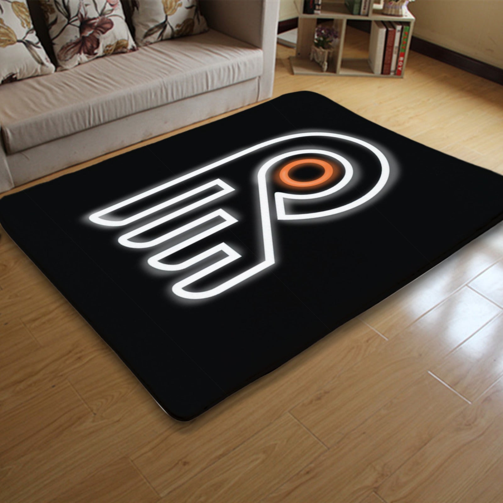 Philadelphia Flyers Hockey League Carpet Living Room Bedroom Mats Kitchen Bathroom Rugs