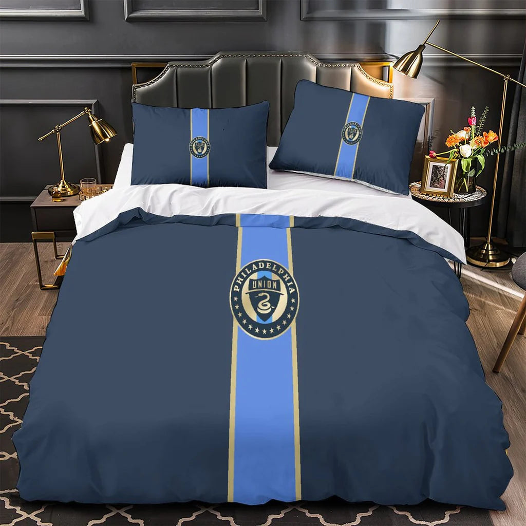 Philadelphia Union Duvet Cover Quilt Case Pillowcase Bedding Set Without Filler