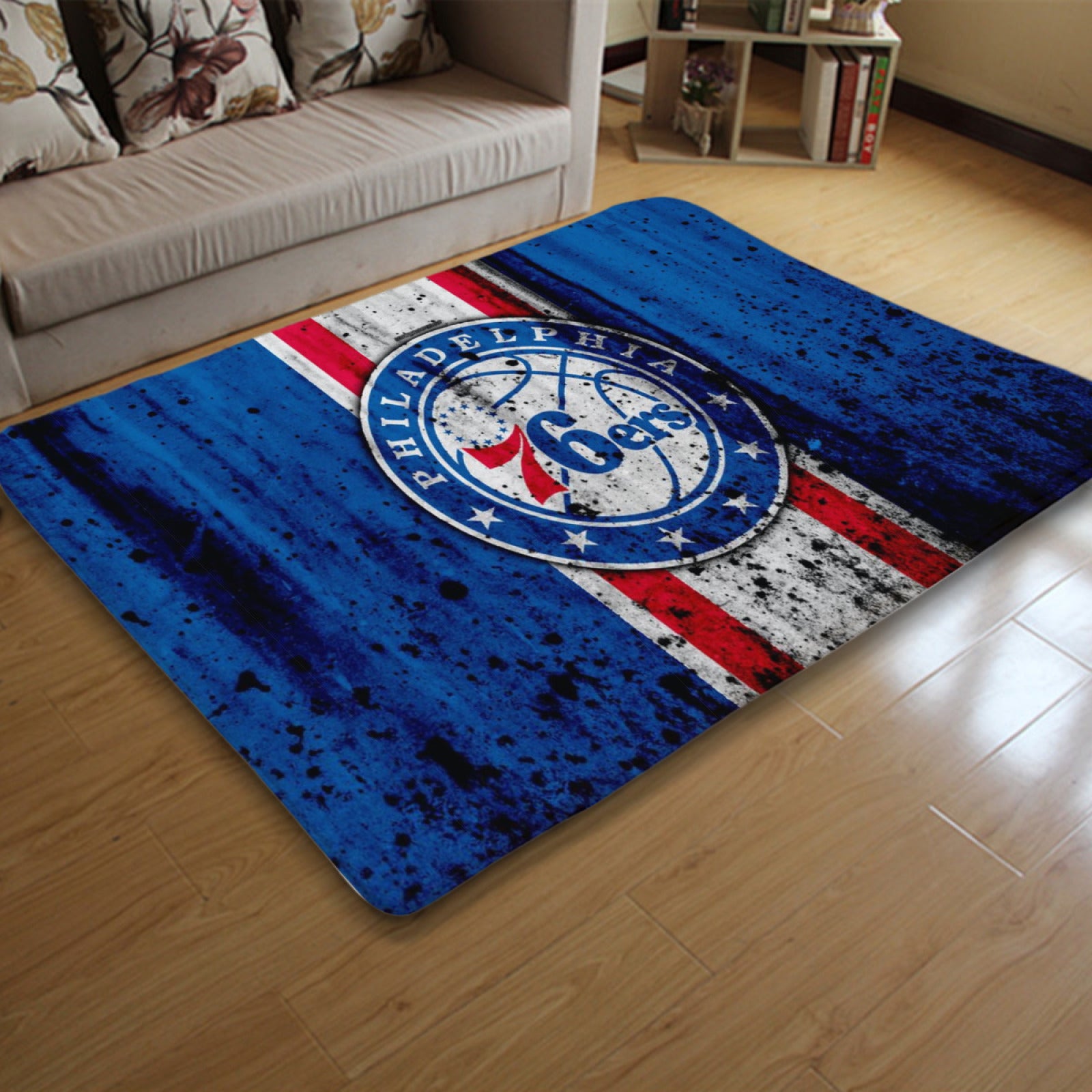 Philadelphia Basketball 76ers Carpet Living Room Bedroom Mats Kitchen Bathroom Rug