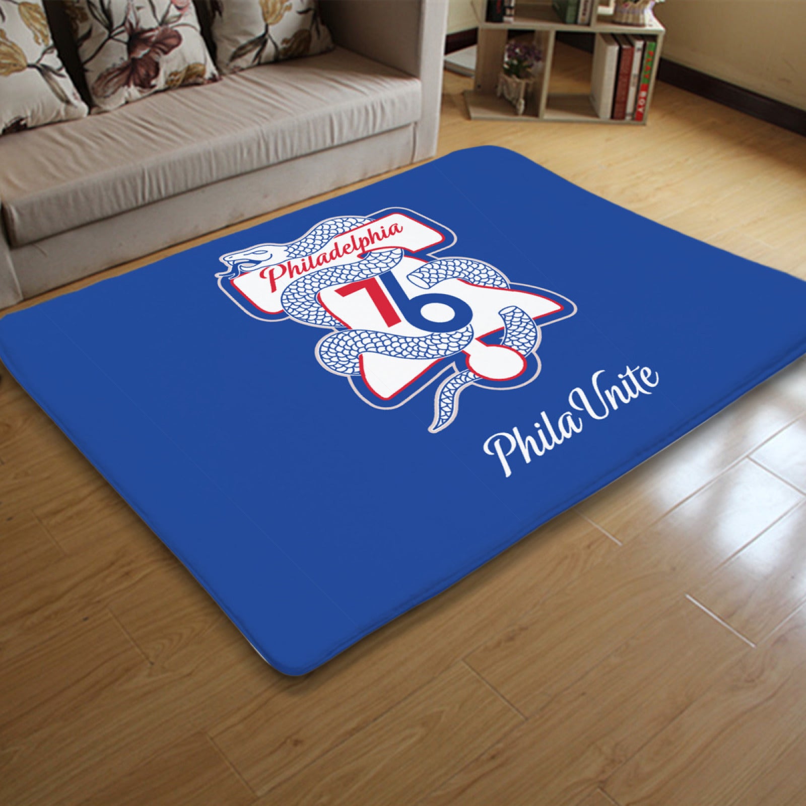 Philadelphia Basketball 76ers Carpet Living Room Bedroom Mats Kitchen Bathroom Rug