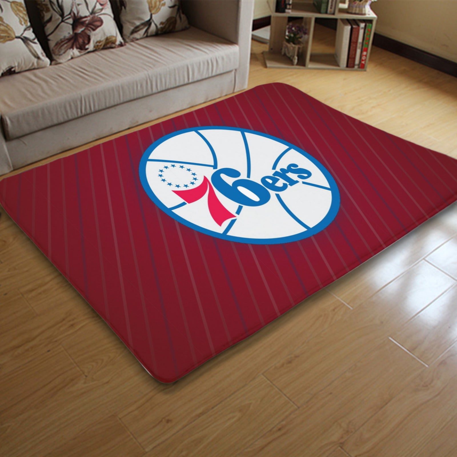 Philadelphia Basketball 76ers Carpet Living Room Bedroom Mats Kitchen Bathroom Rug