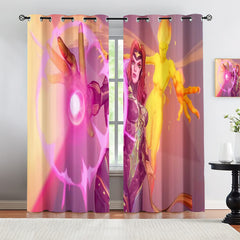 Marvel Rivals Phoenix Blackout Curtains Drapes For Window Treatment Set