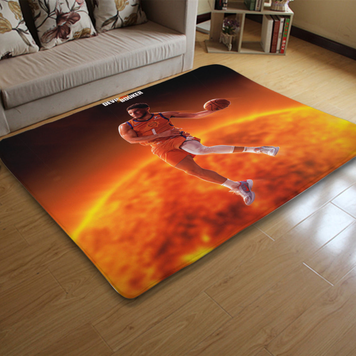 Phoenix Basketball Suns Carpet Living Room Bedroom Mats Kitchen Bathroom Rug