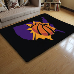 Phoenix Basketball Suns Carpet Living Room Bedroom Mats Kitchen Bathroom Rug