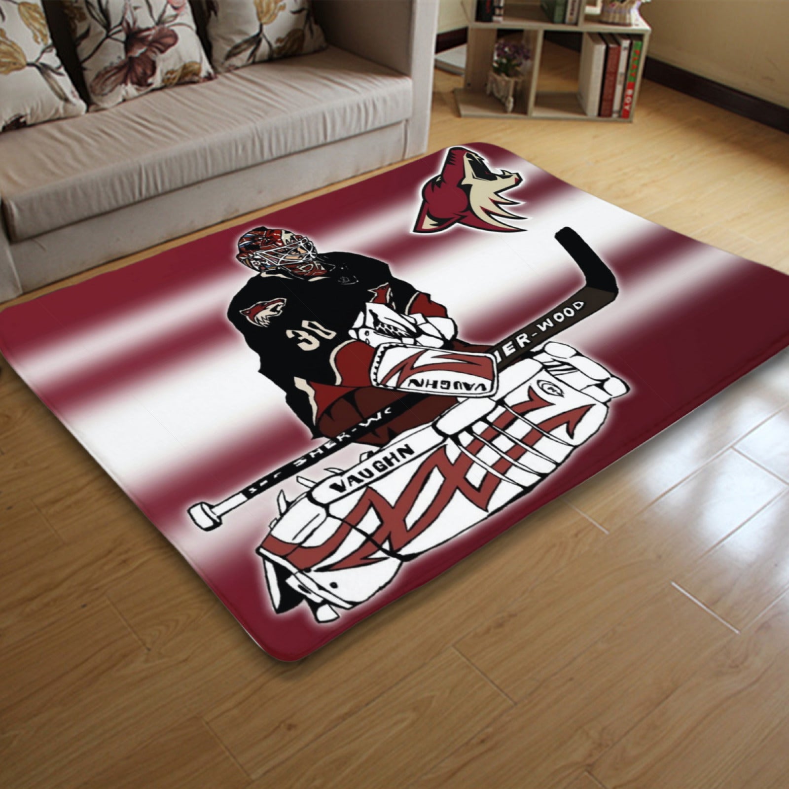 Phoenix Coyotes Hockey League Carpet Living Room Bedroom Mats Kitchen Bathroom Rugs