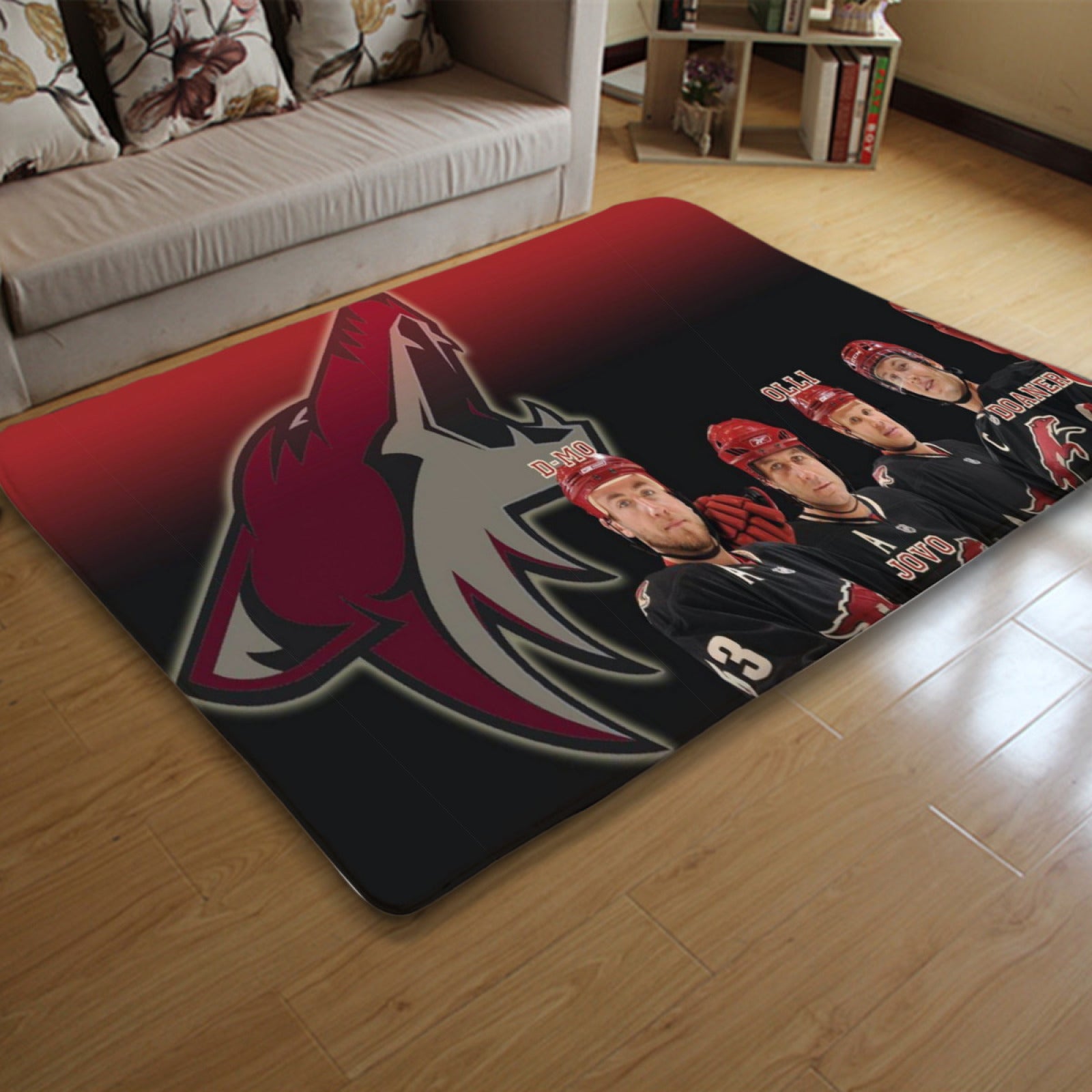 Phoenix Coyotes Hockey League Carpet Living Room Bedroom Mats Kitchen Bathroom Rugs