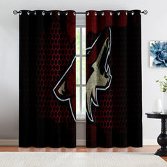 Phoenix Coyotes Hockey League Blackout Curtains Drapes For Window Treatment Set