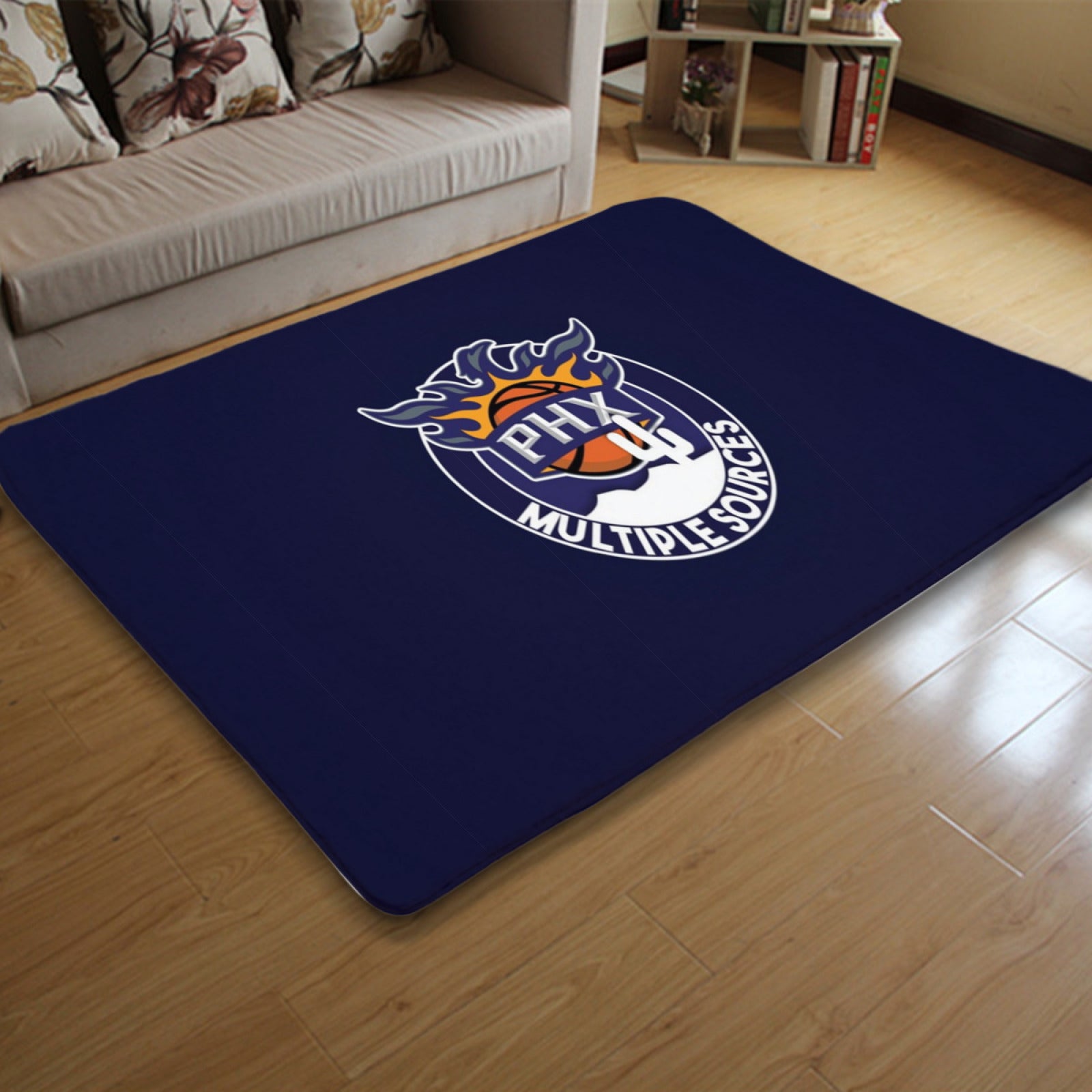 Phoenix Basketball Suns Carpet Living Room Bedroom Mats Kitchen Bathroom Rug