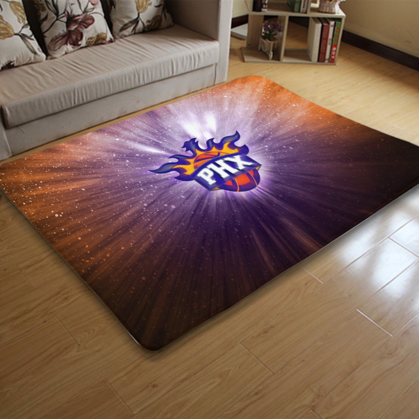 Phoenix Basketball Suns Carpet Living Room Bedroom Mats Kitchen Bathroom Rug