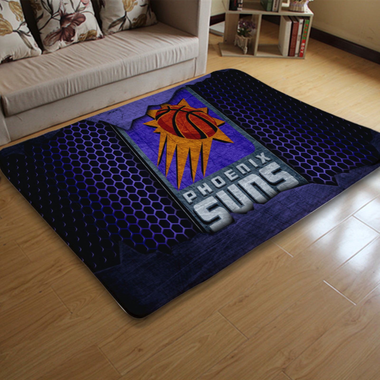 Phoenix Basketball Suns Carpet Living Room Bedroom Mats Kitchen Bathroom Rug